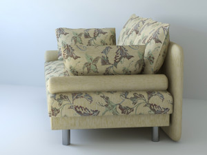 couch4yellow 3Dモデル