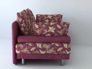 couch4red Modello 3D