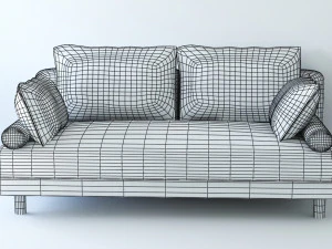 couch4red Modello 3D