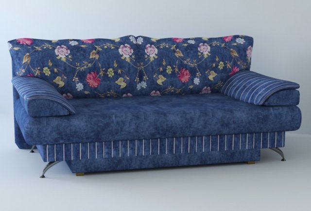 couch2blue Modèle 3D .c4d .max .obj .3ds .fbx .stl .blend 