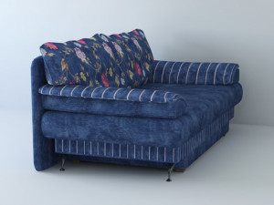 couch2blue Modèle 3D