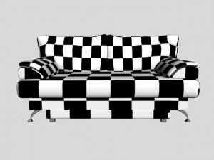 couch2blue Modèle 3D
