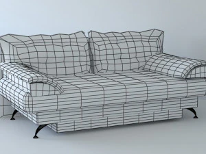 kanapa2niebieska Model 3D