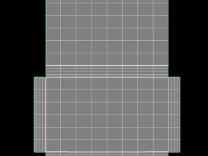 kanapa2niebieska Model 3D