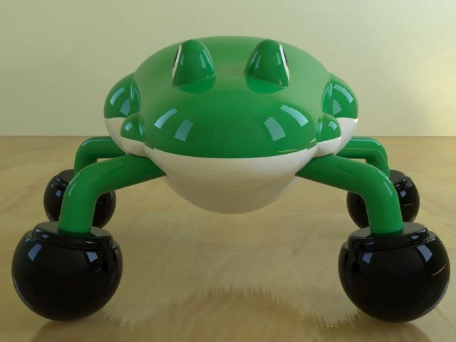 massager frog 3D Model .c4d .max .obj .3ds .fbx .stl .blend 