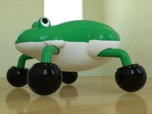 massager frog 3D Model