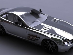 mercedes mclaren slr 3D Model