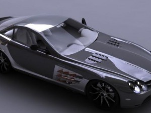 mercedes mclaren slr 3D Model