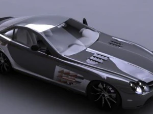 mercedes mclaren slr 3D Model