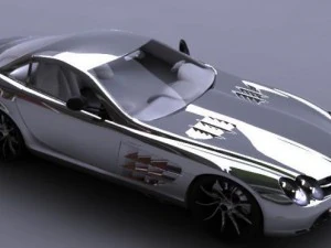 mercedes mclaren slr 3D Model