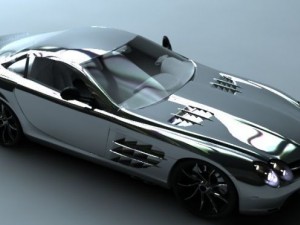 mercedes mclaren slr 3D Model