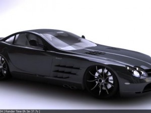 mercedes mclaren slr 3D Model