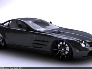 mercedes mclaren slr 3D Model