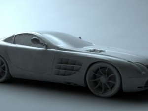 mercedes mclaren slr 3D Model