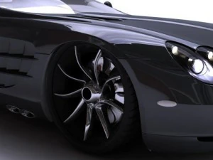 mercedes mclaren slr 3D Model