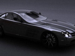 mercedes mclaren slr 3D Model
