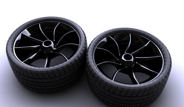 wheels tire Modèle 3D .c4d .max .obj .3ds .fbx .stl .blend 