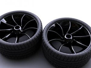 पहिए थक जाते हैं 3D मॉडल