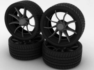 wheels tire 3D Model