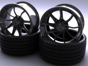 wheels tire Modèle 3D