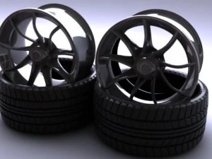 wheels tire 3D Model