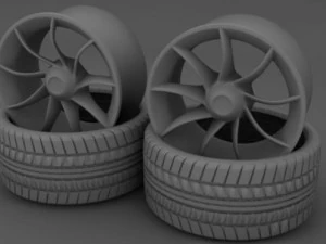 wheels tire 3D Model