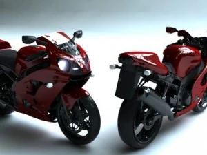 kawasaki zx9r 3D Модель