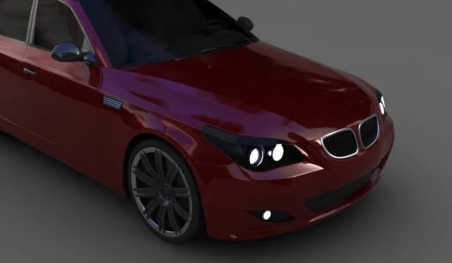 bmw m5 3D Model .c4d .max .obj .3ds .fbx .stl .blend 