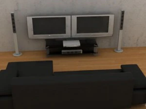 sala de estar Modelo 3D