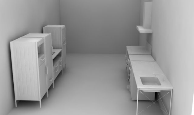kithen 3D Model .c4d .max .obj .3ds .fbx .stl .blend 