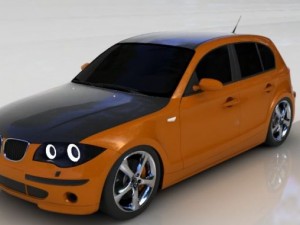 bmw serie 1 3D Model