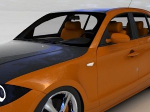 bmw serie 1 3D Модель