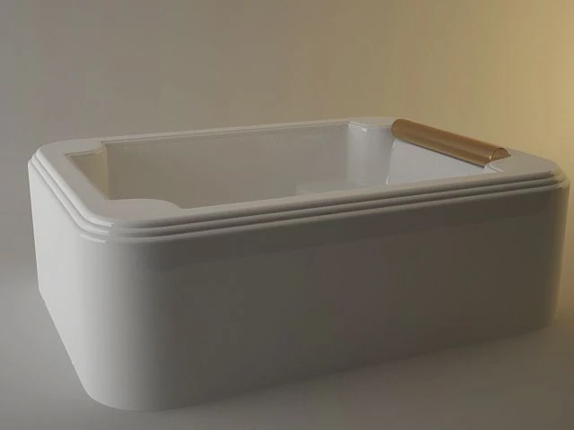 afia 2 x 15 with gold 3D Model .c4d .max .obj .3ds .fbx .stl .blend 