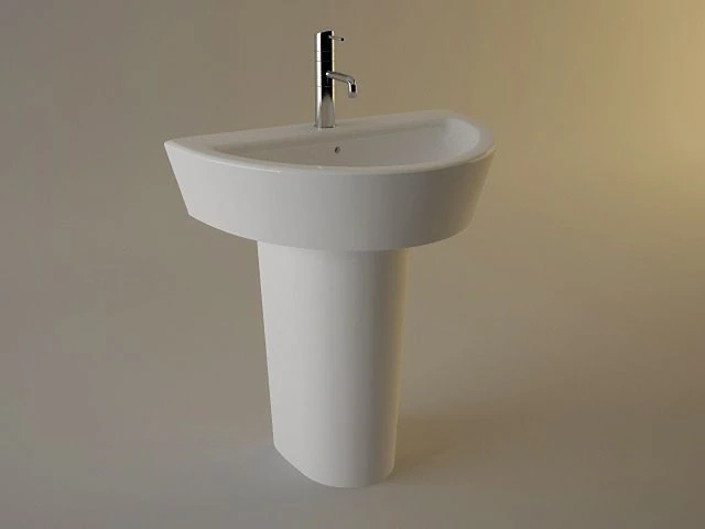 lavabo arq 750 mm 3D Model .c4d .max .obj .3ds .fbx .stl .blend 
