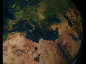 earth n moon model 3D Модель