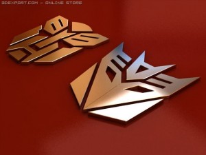transformerlogo 3D-Modell