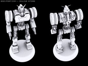 damnmecha 3D-Modell