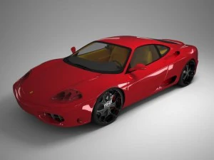 フェラーリ F360 モデナ 3Dモデル