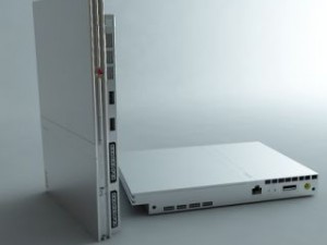 ps2 slim Modèle 3D