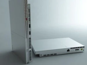 PS2 тонкий 3D Модель
