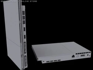 ps2 slim 3D Model