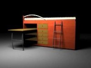 22 chair table collection 3D Model