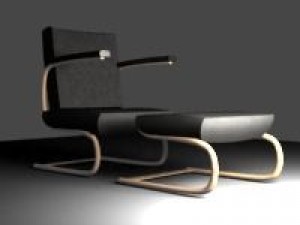 22 chair table collection 3D Model
