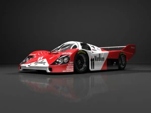 porsche 956 1983 3D Model