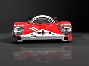 porsche 956 1983 3D Model