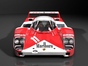porsche 956 1983 3D Model