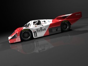 porsche 956 1983 3D Model