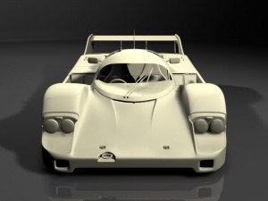 porsche 956 1983 3D Model