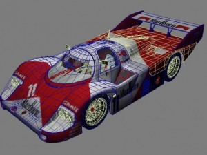 porsche 956 1983 3D Model