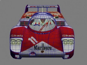 porsche 956 1983 3D Model